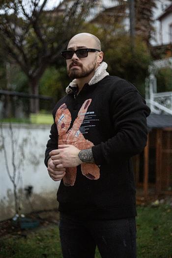Rahat Kalıp Baskılı Sweatshirt (KS07)