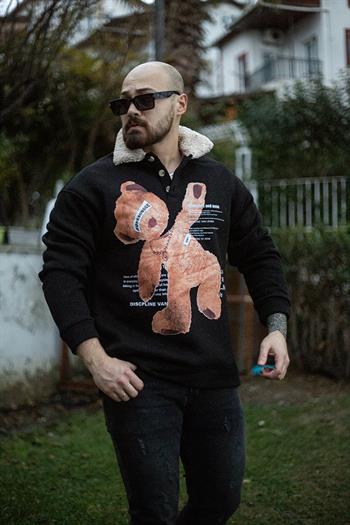 Rahat Kalıp Baskılı Sweatshirt (KS07)
