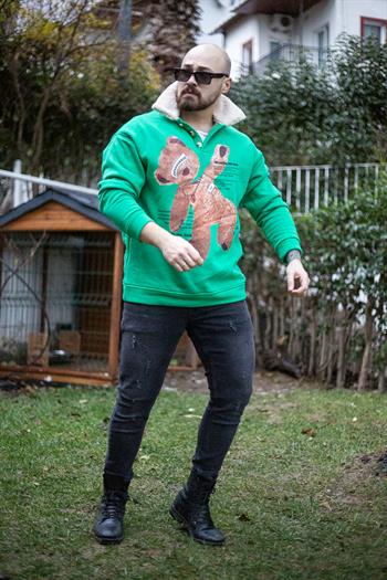 Rahat Kalıp Baskılı Sweatshirt (KS09)