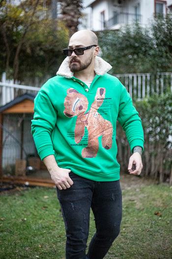 Rahat Kalıp Baskılı Sweatshirt (KS09)