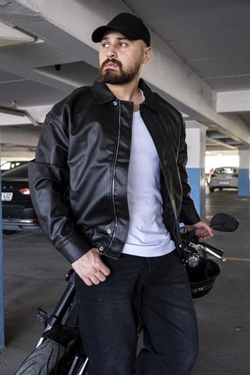 Rahat Kalıp Deri Ceket (MEVS01)