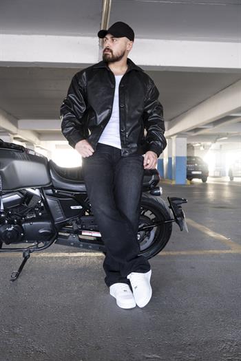 Rahat Kalıp Deri Ceket (MEVS03)