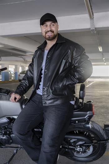 Rahat Kalıp Deri Ceket (MEVS03)