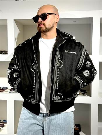 Rahat Kalıp Nubuk Nakışlı Mont (MTS60)