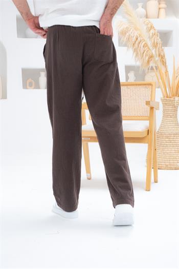 Rahat Kalıp Keten Baggy Pantolon (JGKA29)