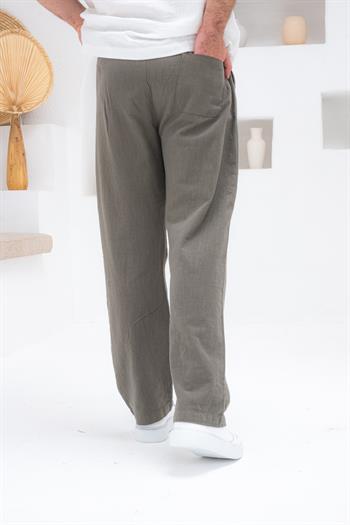 Rahat Kalıp Keten Baggy Pantolon (JGY29)