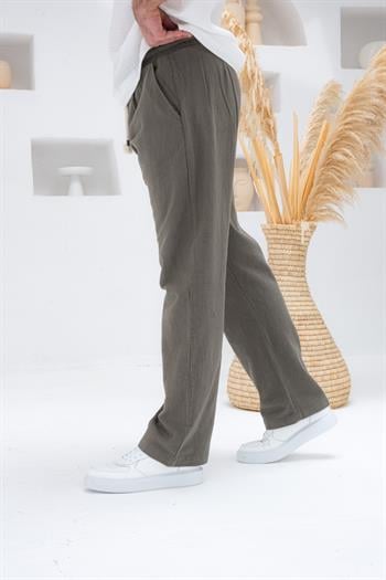 Rahat Kalıp Keten Baggy Pantolon (JGY29)