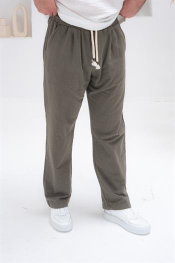Rahat Kalıp Keten Baggy Pantolon (JGY29)
