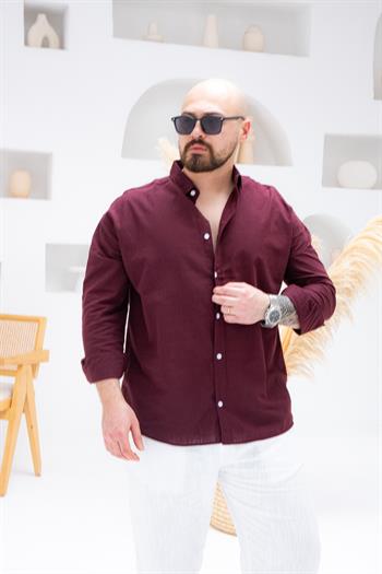 Rahat Kalıp Keten Gömlek (GMBO62)