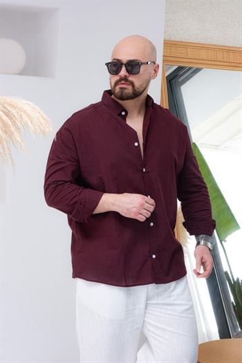Rahat Kalıp Keten Gömlek (GMBO62)