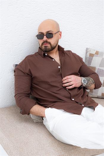 Rahat Kalıp Keten Gömlek (GMKA62