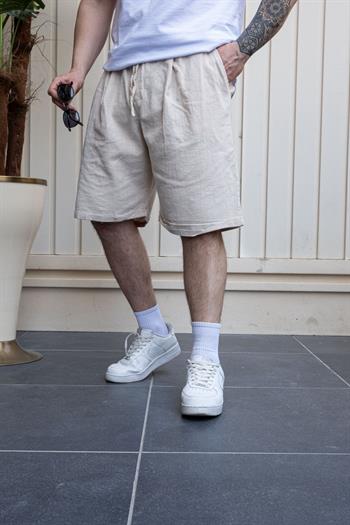 Rahat Kalıp Keten Şort (SK01)