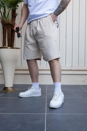 Rahat Kalıp Keten Şort (SK01)