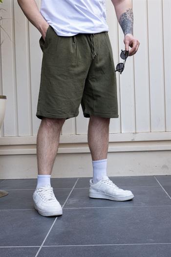 Rahat Kalıp Keten Şort (SY01)