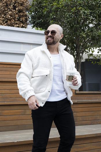 Rahat Kalıp Kıvırcık Peluş Mont (MTB08)