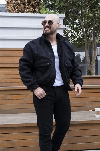 Rahat Kalıp Kıvırcık Peluş Mont (MTS08)