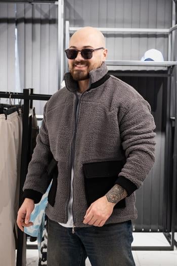 Rahat Kalıp Peluş Ceket (FR-CG01)