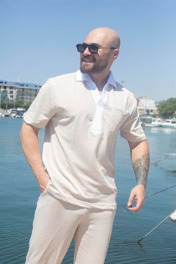 Rahat Kalıp Polo T-Shirt/Jogger Takım (TKK26)