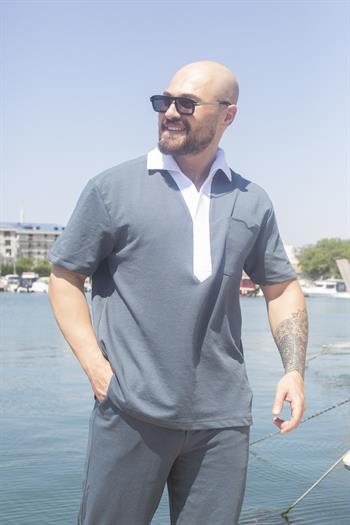 Rahat Kalıp Polo T-Shirt/Jogger Takım (TKM26)