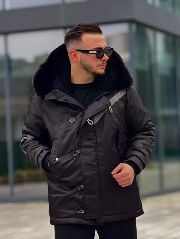 Rahat Kalıp Yaka Detaylı Mont (İGS01)