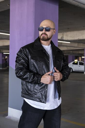 Rahat Kalıp Yeni Sezon Deri Ceket (MEVS10)