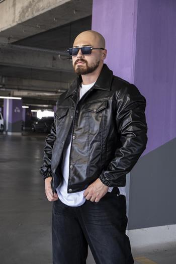 Rahat Kalıp Yeni Sezon Deri Ceket (MEVS10)