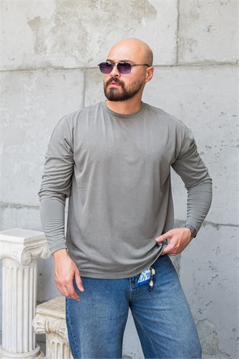 Rahat Kesim Dökümlü Tensel Erkek Sweatshirt (SVTY98)