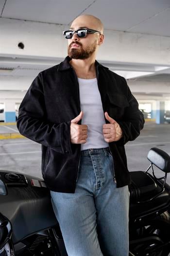 Regular Fit Kadife Ceket (MEVS09)