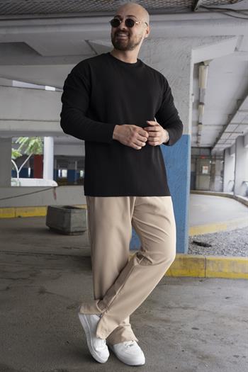 Regular Fit Ottoman Kumaş Sweatshirt (SVTS07)