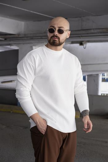 Regular Fit Ottoman Kumaş Sweatshirt (SVTB07)