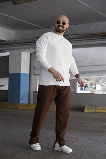 Regular Fit Ottoman Kumaş Sweatshirt (SVTB07)