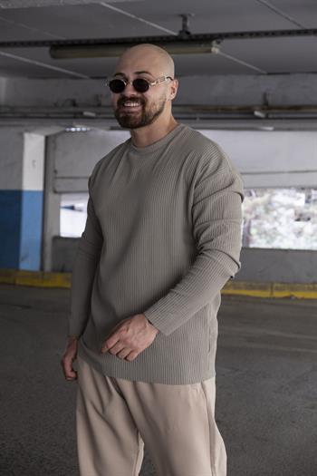 Regular Fit Ottoman Kumaş Sweatshirt (SVTY07)