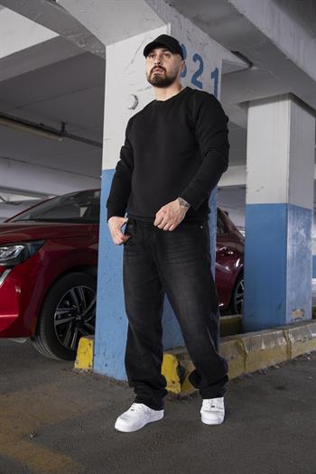Regular Fit Waffle Kumaş Sweatshirt (SVTS06)