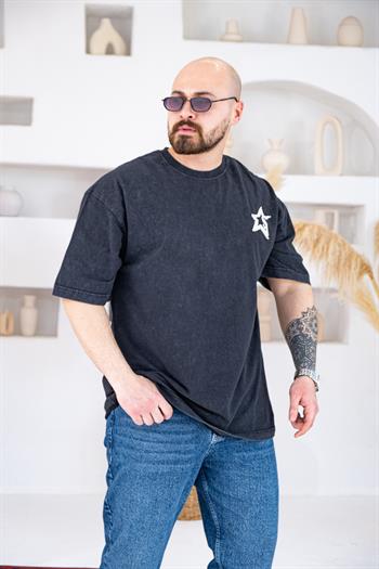 Saint Vintage Yıkamalı Oversize T-Shirt (TSS73)