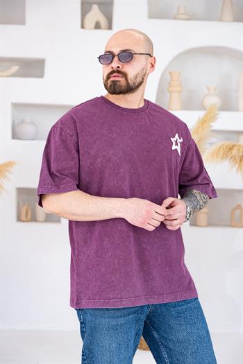 Saint Vintage Yıkamalı Oversize T-Shirt (TSBO73)