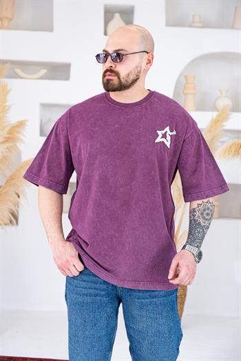 Saint Vintage Yıkamalı Oversize T-Shirt (TSBO73)