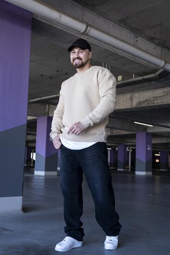 Şardonlu Üç İplik Oversize Sweatshirt (SVTKR12)