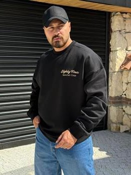 Sırt Detaylı Üç İplik Oversize Sweatshirt (SVTS53)