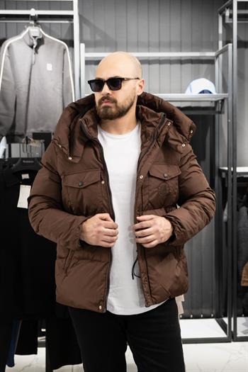 Şişme Kapüşonlu Mont (İGKA13)