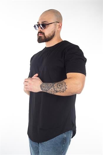 Slim Fit Oval Kesim T-Shirt (TSS06-OVAL-KESİM)