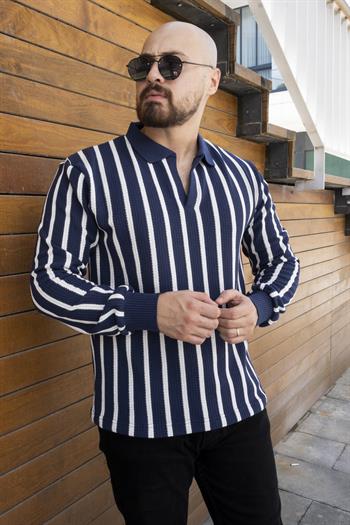 Slim Fit Polo Yaka Örme Triko (SVTL16)