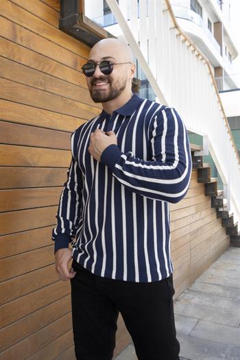 Slim Fit Polo Yaka Örme Triko (SVTL16)