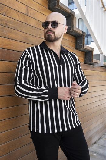 Slim Fit Polo Yaka Örme Triko (SVTS16)