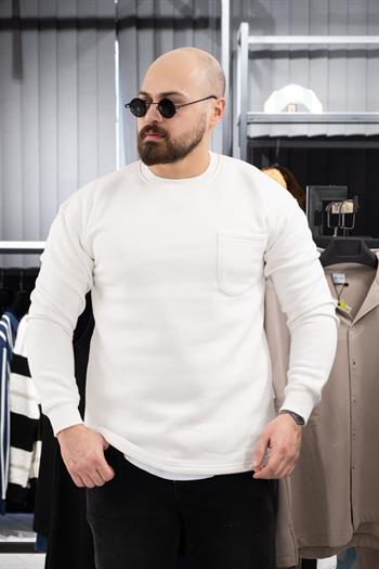 Slim Fit Şardonlu Sweatshirt (K-SWTB8)