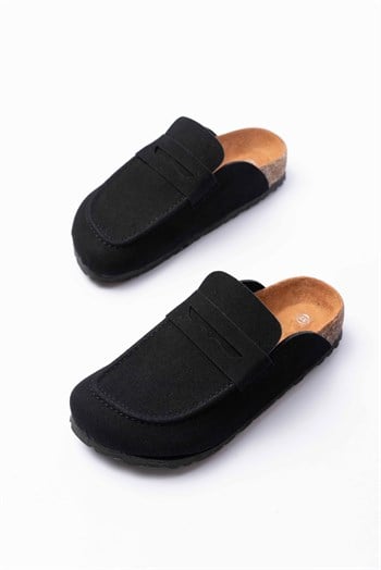 Süet Loafer Erkek Sabo Terlik (AYKS17)