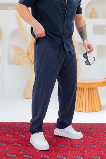 Tensel Kumaş Dökümlü Oversize Alt/Üst Takım (TKL58)