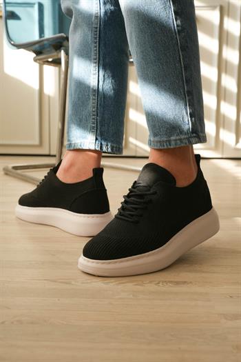 Triko Detaylı Kalın Taban Erkek Sneaker (AYKSB10)