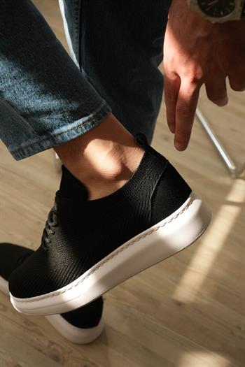 Triko Detaylı Kalın Taban Erkek Sneaker (AYKSB10)