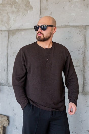 Triko Düğme Detaylı Sweatshirt (SVTKA120)