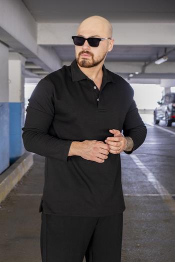 Triko Kumaş Polo Yaka Sweat/Jogger Takım (TKS01)